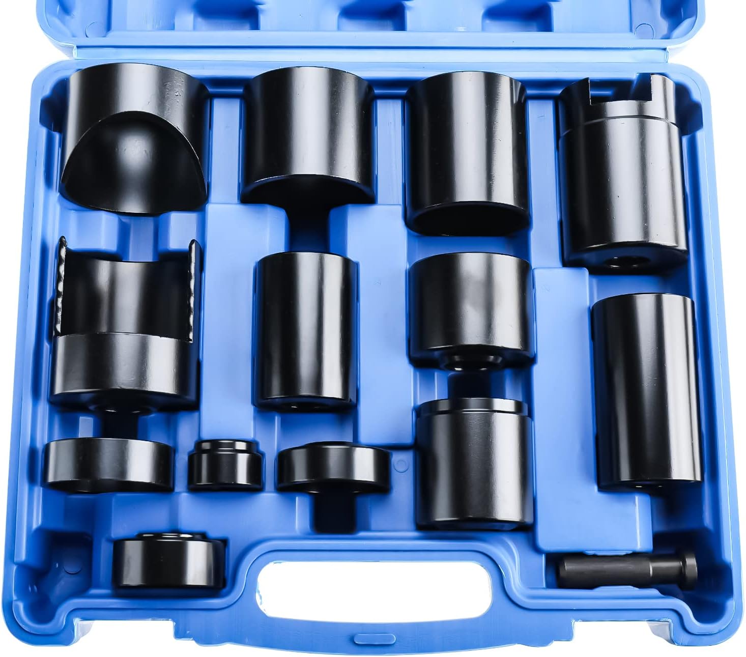 8MILELAKE 14 Piece Master Ball Joint Service Adapter Set Compatible for Ball Joint Replacement and Repair - 2WD and 4WD Cars