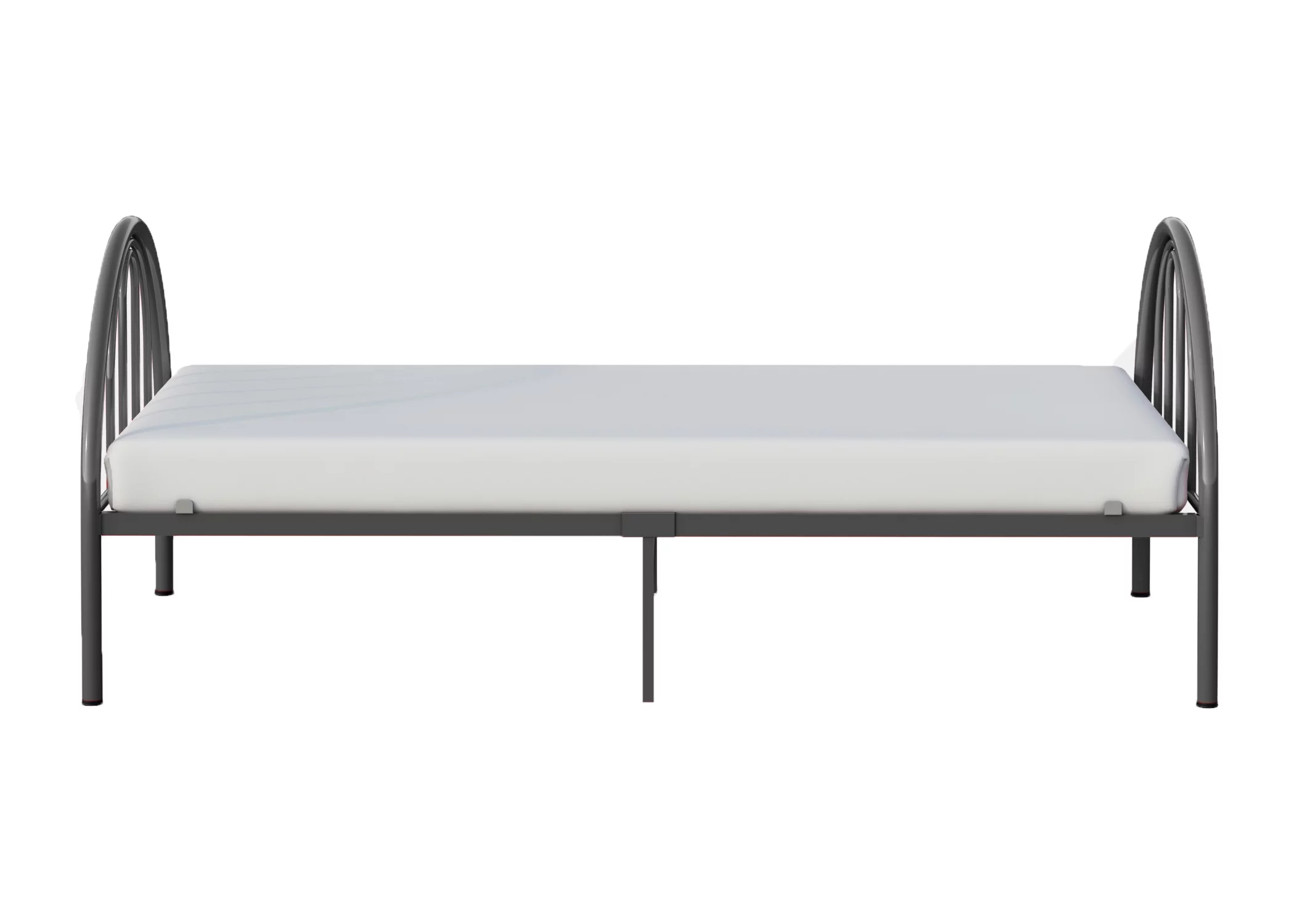 BK Furniture Brooklyn Classic Metal Bed, Twin, Pink