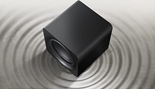 SAMSUNG SWA-W510 Subwoofer for S Series Soundbar with Powerful Bass, Wireless, Unibody Design, Compact 6.5" Size, 2022, Black