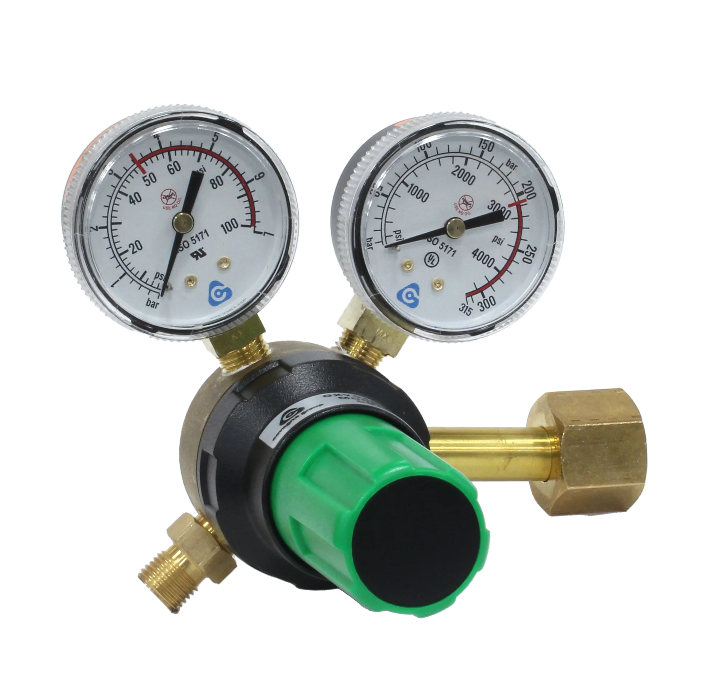 Cavagna Dual Gauge Oxygen High Performance Regulator CGA540