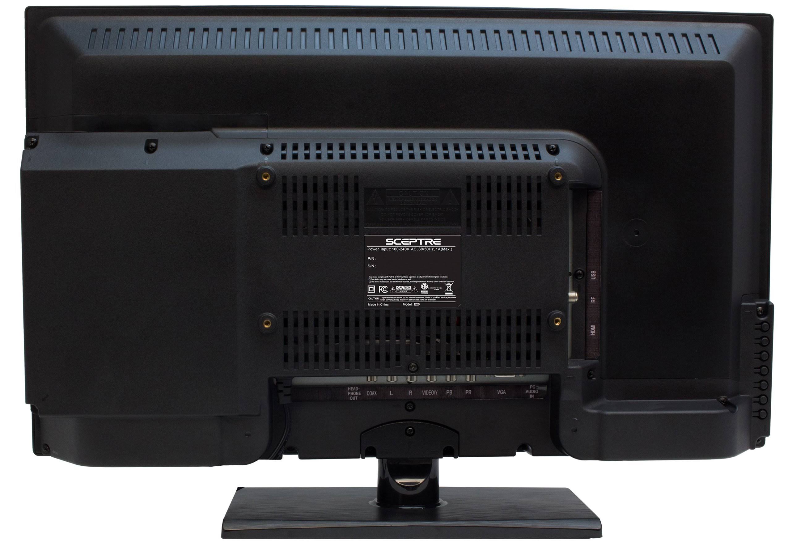 Sceptre 24 inch Class 1080p FHD LED TV with Built-In DVD Player E246bd-f