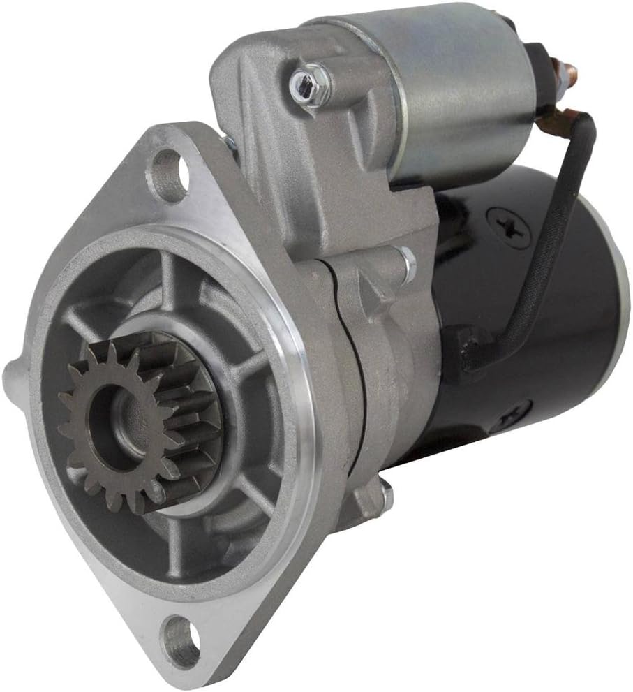 Rareelectrical NEW 12V 15T STARTER MOTOR COMPATIBLE WITH YANMAR ENGINE 2T80L 3HJ2 3JH2 3JH2BE 4JH S114-257G S114-257, S114257, S114-257G, S114257G
