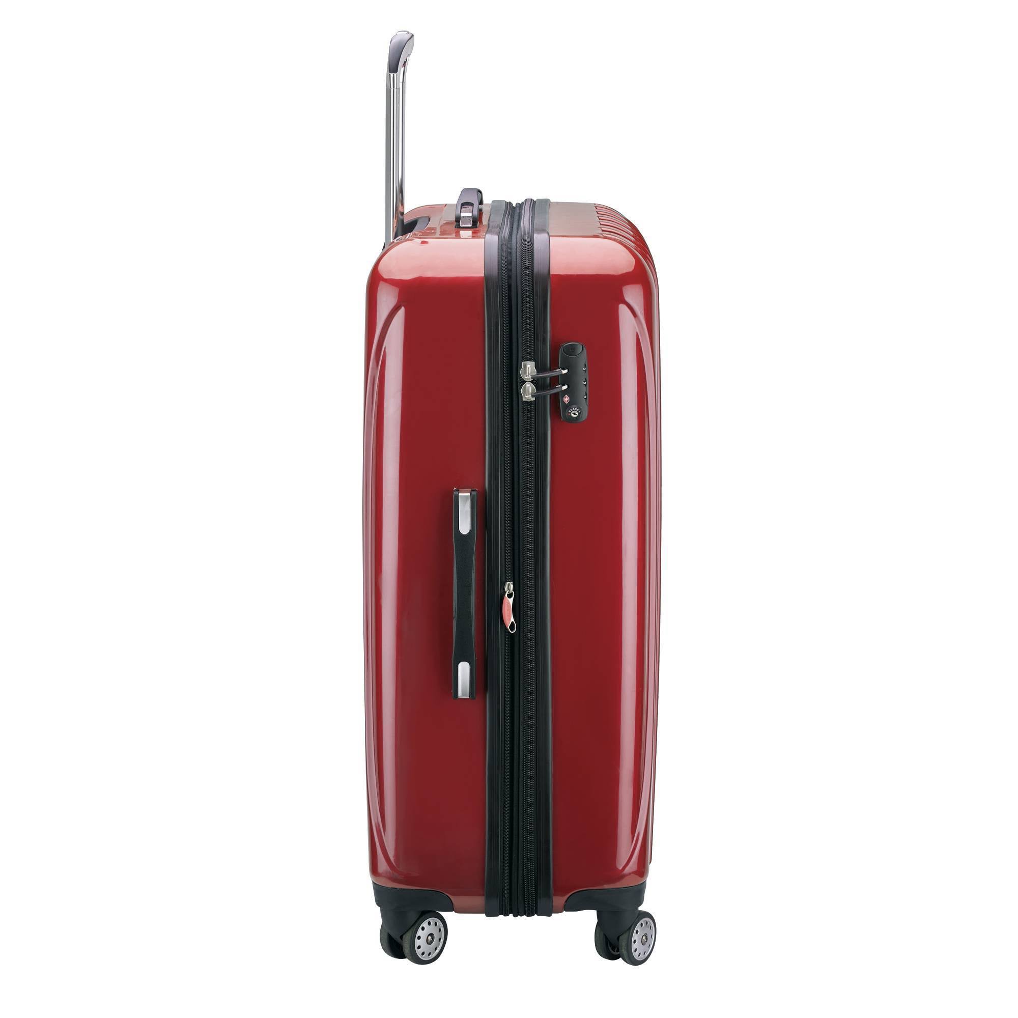 Delsey Helium Aero Expandable Spinner Trolley - 29x22 Brick Red