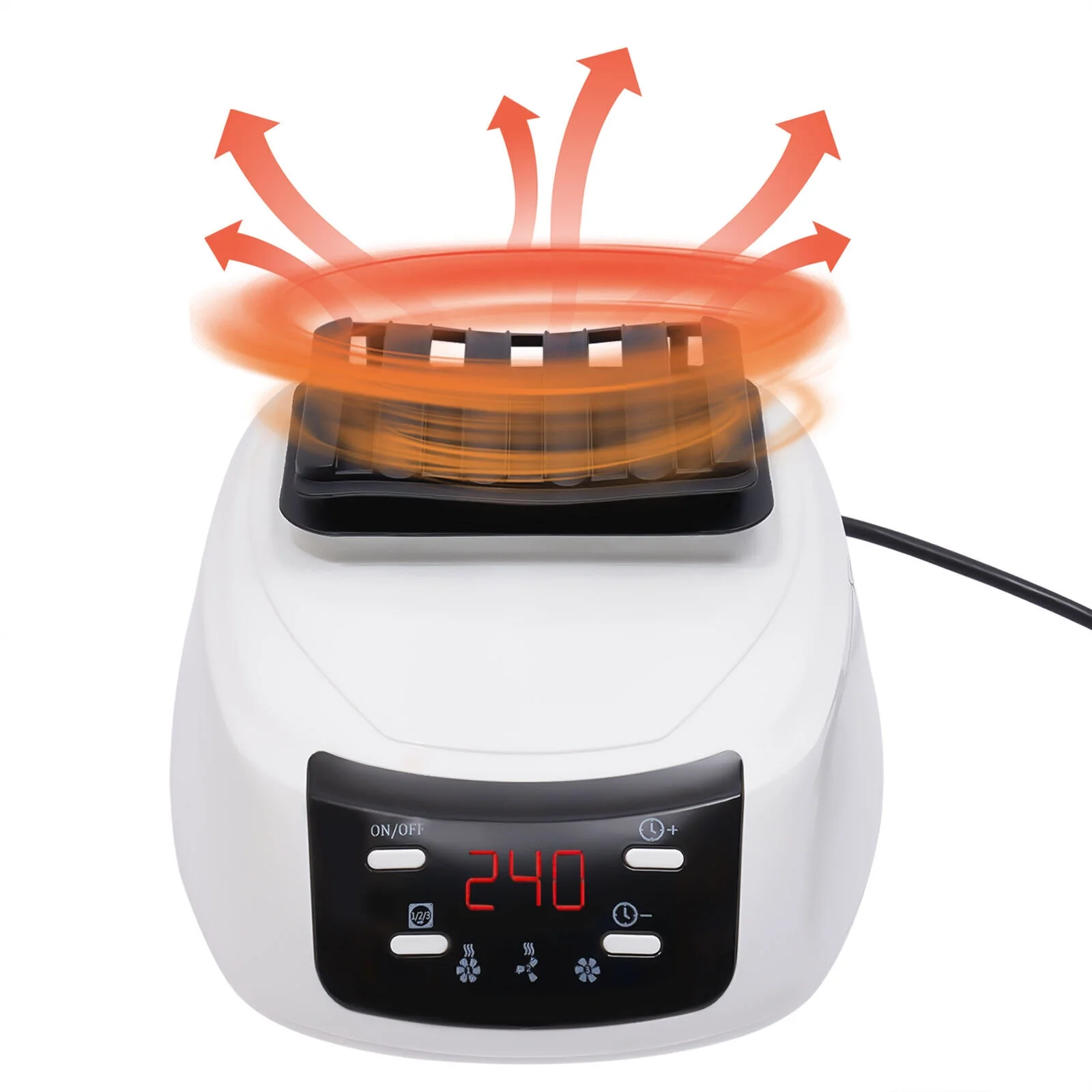 Oukaning Clothes Dryer Machine Portable Travel Electric Clothes Drying 5-layer 60-70℃