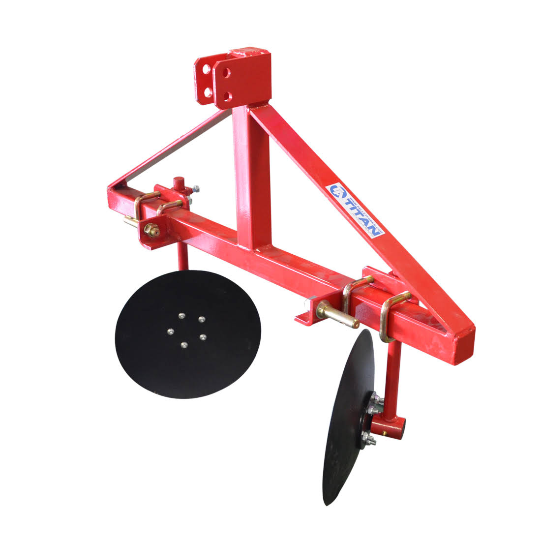 Attachments 191334 48&rdquo; Adjustable Disc Bedder for Category 1 3-Point | Quick Hitch Compatible