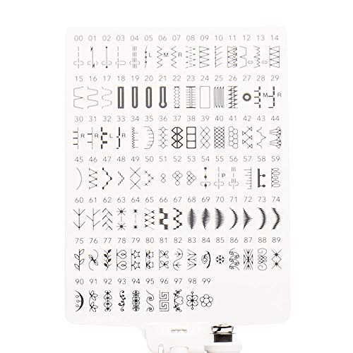 Janome JW8100 Fully-Featured Computerized Sewing Machine with 100 Stitches, 7 Buttonholes, Hard Cover, Extension Table and 22 Accessories