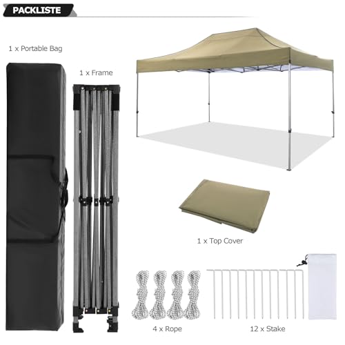 COBIZI 13x26 Pop Up Tent 13x26 Canopy with Sidewalls Heavy Duty Canopy Party Tent for Parties