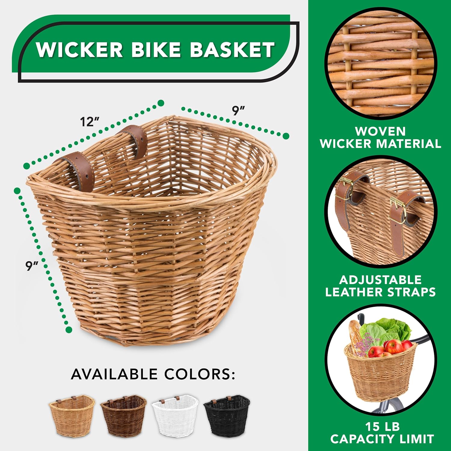 sixthreezero EVRYjourney Women's 7-Speed Beach Cruiser Bike with ProsourceFit Wicker Front Basket for Cruising and Commuting