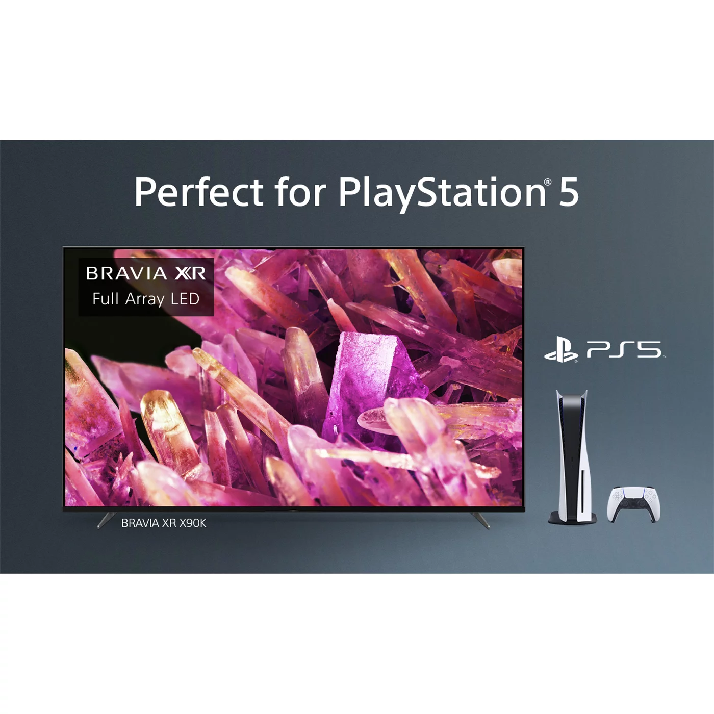 Restored Sony 65” Class BRAVIA XR X90K 4K HDR Full Array LED with Smart Google TV XR65X90K- 2022 Model (Refurbished)