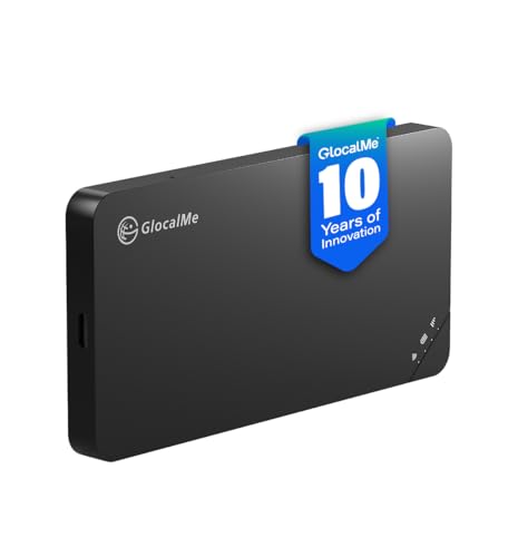 GlocalMe U3 4G LTE Mobile Hotspot, Portable WiFi Hotspot for Travel in 200+ Countries, No SIM Card Needed