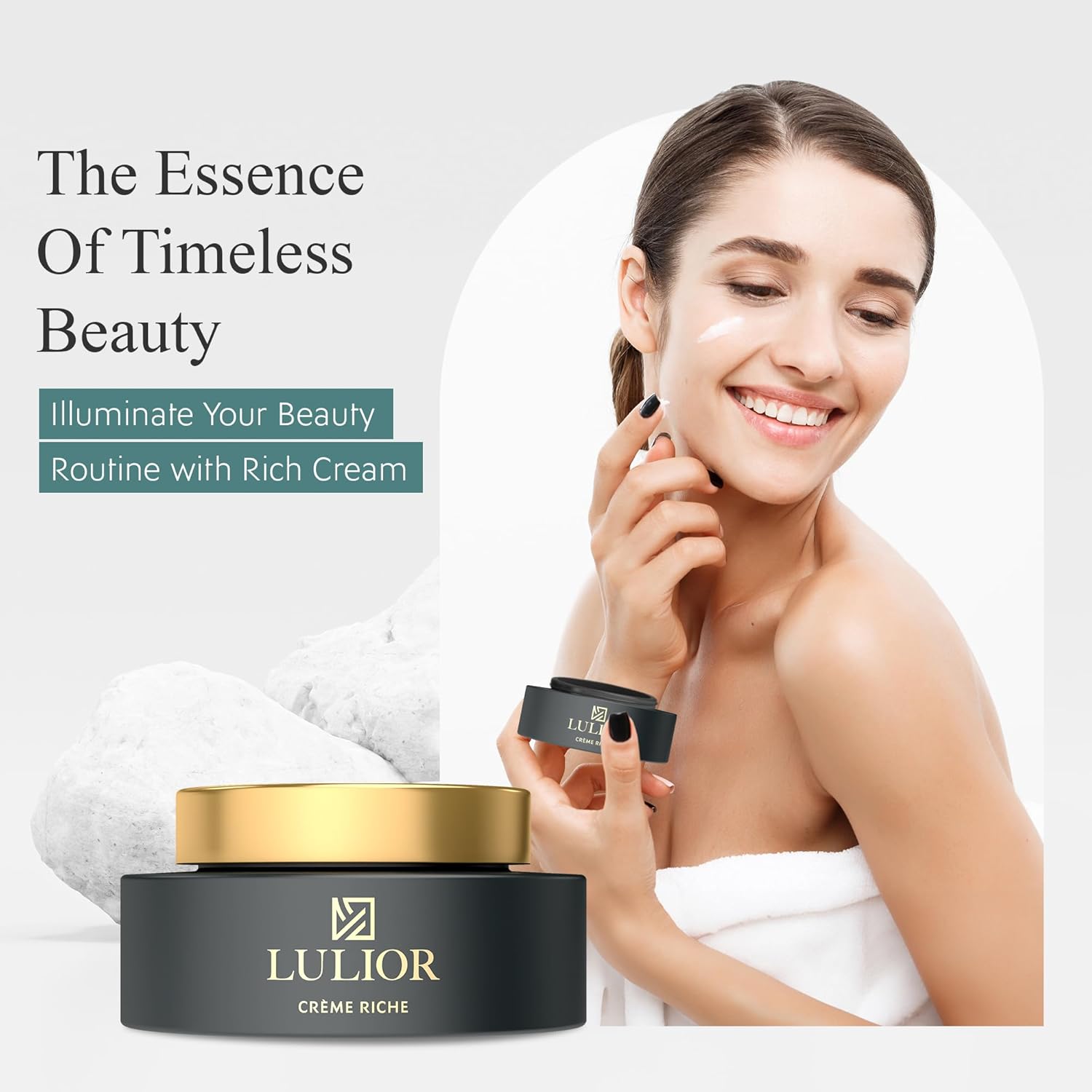 Rich Cream | Luxurious Anti Aging Face Cream With Vegan Collagen and Blue Filter | Anti Aging Moisturizer for Face | Protects Against Screen | Face