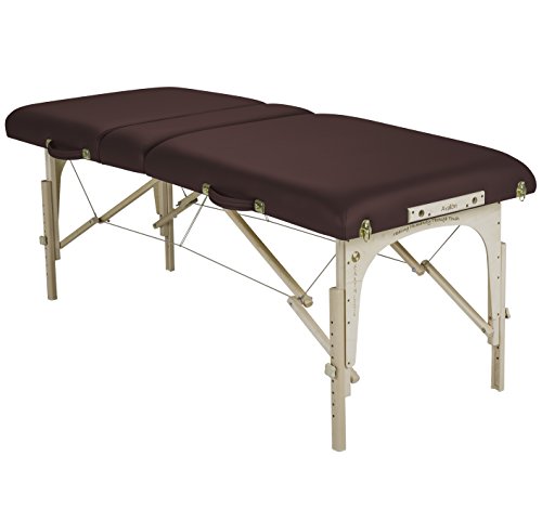 EARTHLITE Portable Massage Table Package AVALON – Reiki Endplate, Premium Flex-Rest Face Cradle & Strata Cushion, Carry Case (30”x73”)
