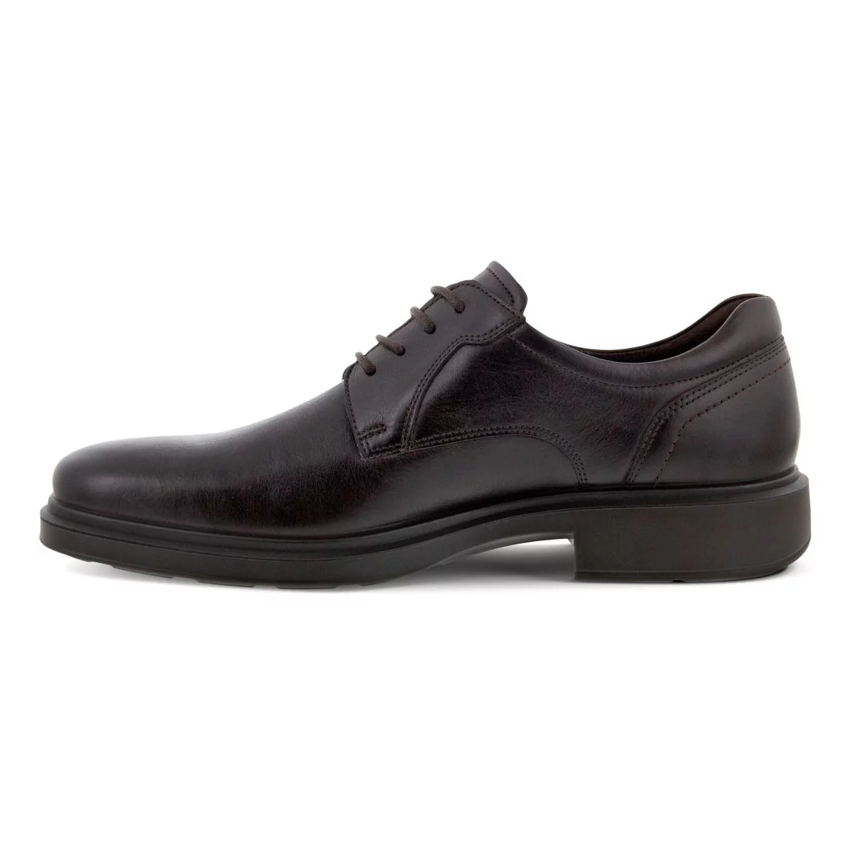ECCO Men's Helsinki 2.0 Plain Toe Tie Mocha Leather - 500164-02178