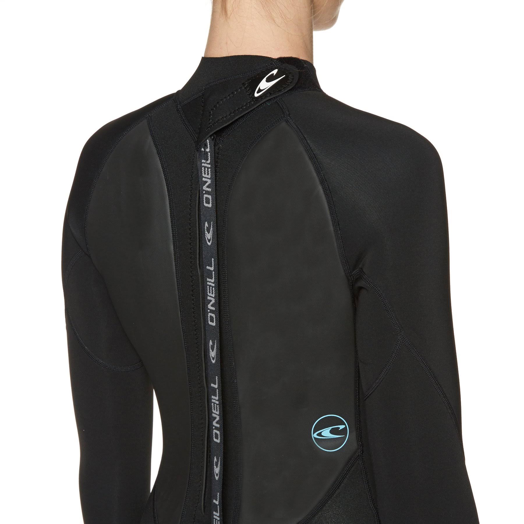 O Neill Reactor II 3/2mm Back Zip Wetsuit - Black