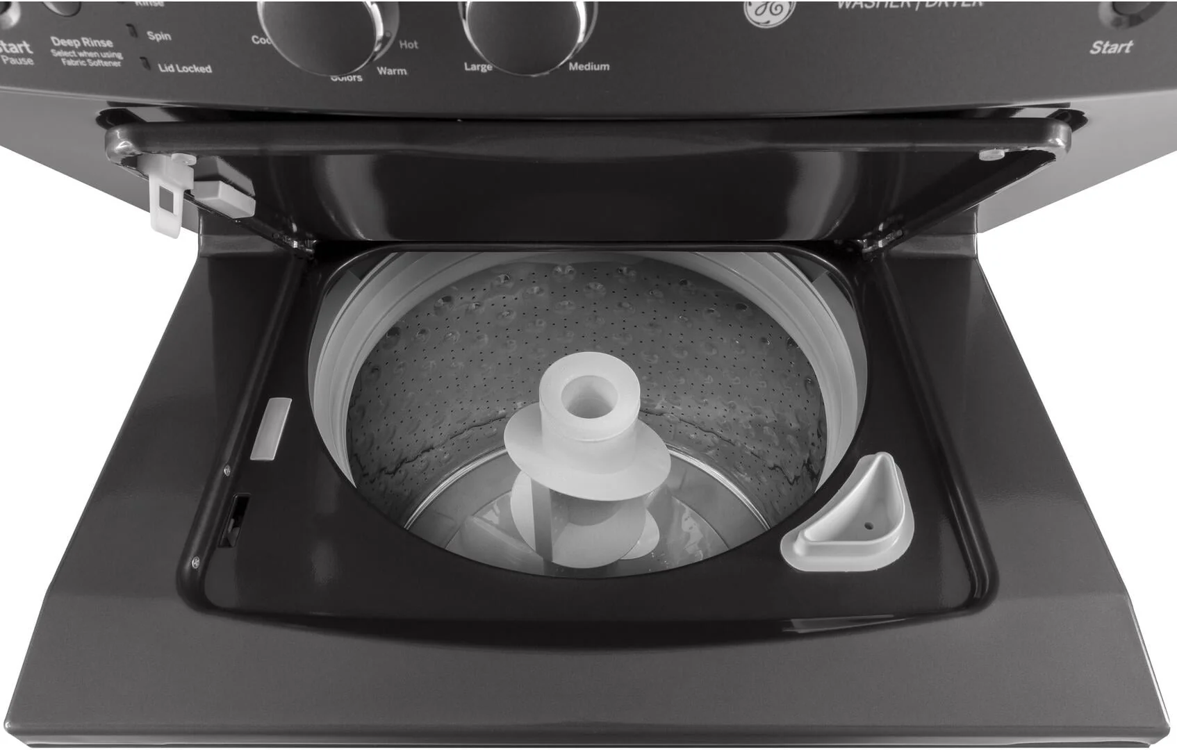 GE APPLIANCES GUD27GSPMDG  COMBINATION WASHER GAS DRYER White