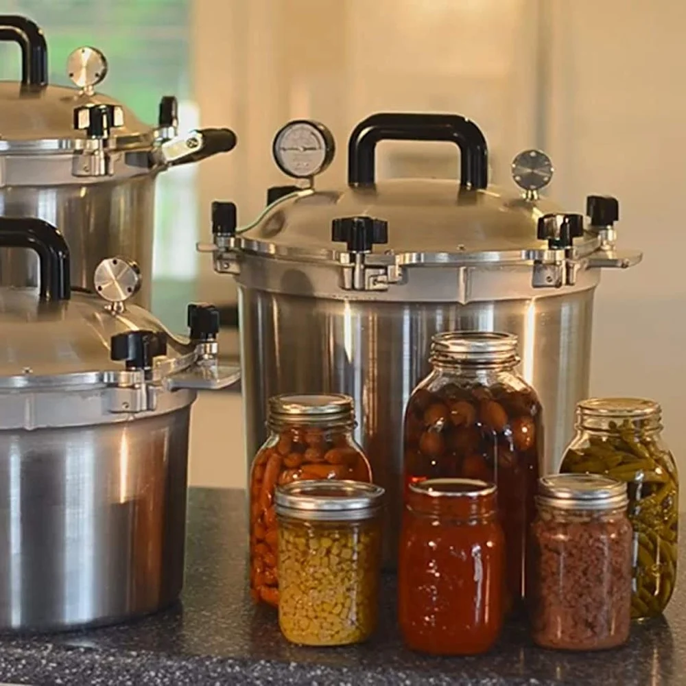 All American Pressure Cooker Canner for Home Stovetop Canning, USA Made for Gas or Electric Stoves, 10.5 quarts