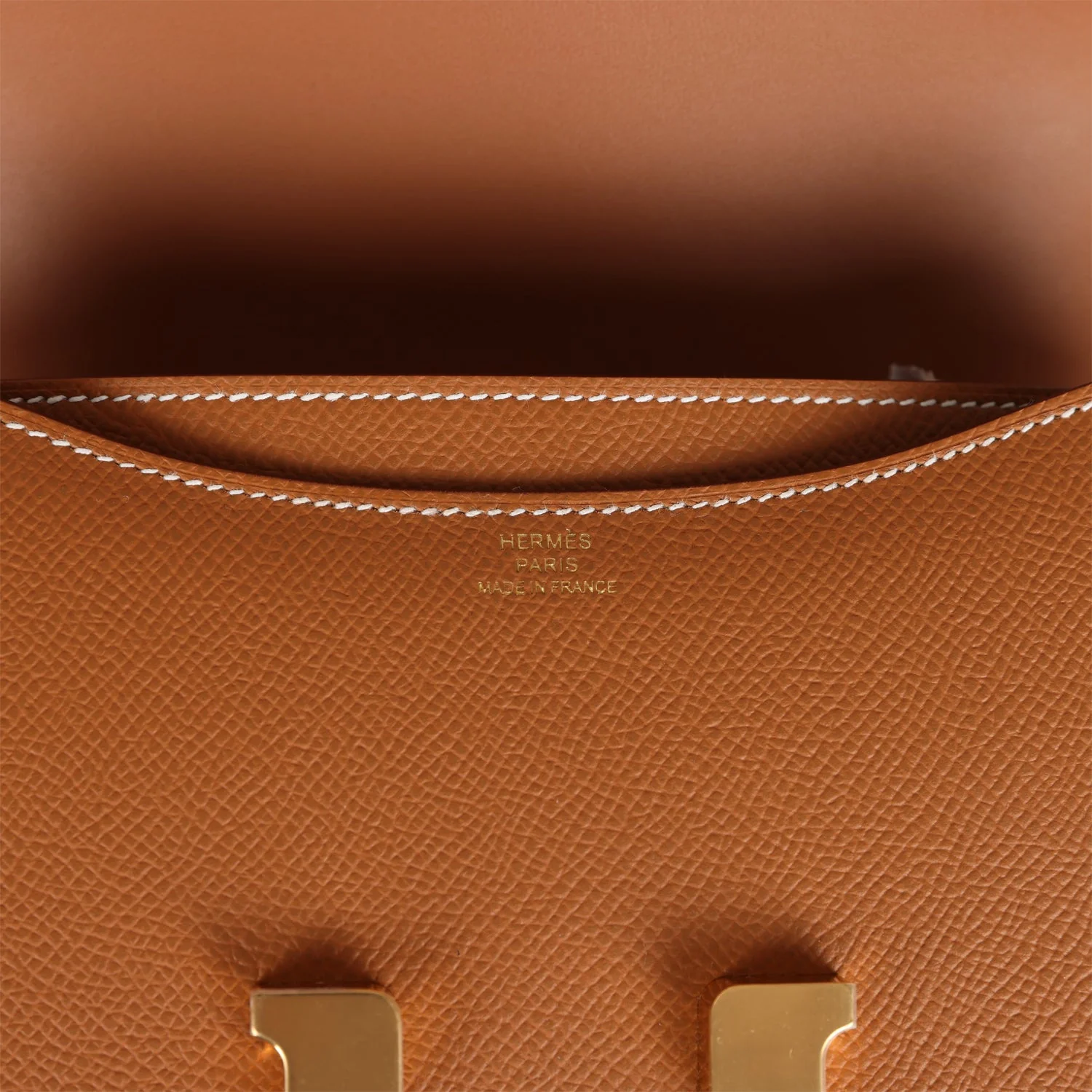 Hermes Constance 1-18 Gold Epsom Gold Hardware