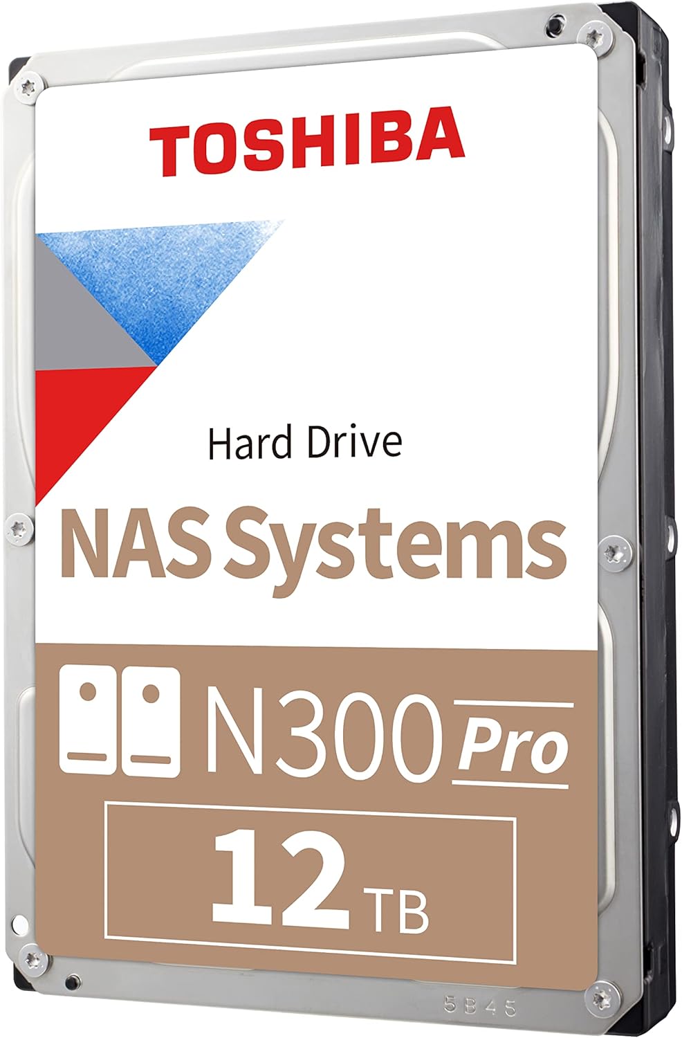 Toshiba N300 8TB NAS 3.5-Inch Internal Hard Drive - CMR SATA 6 GB/s 7200 RPM 256 MB Cache - HDWG480XZSTA