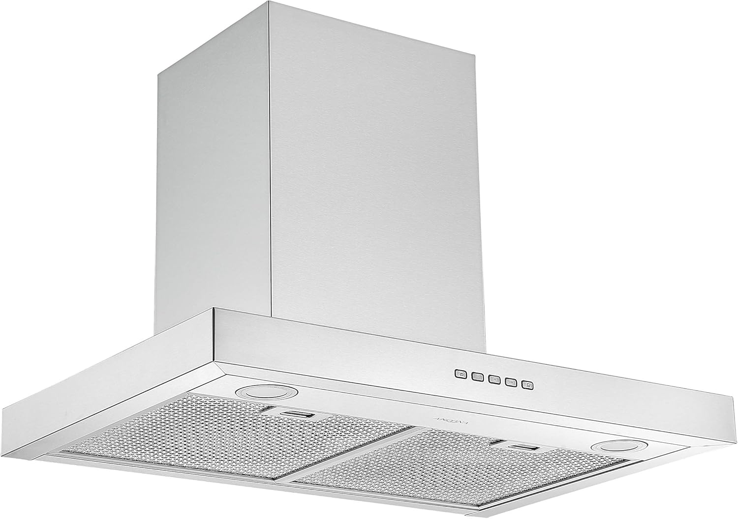 Ancona | 30” 600 CFM Wall-Mounted Convertible Rectangular Range Hood | LED Lights | Stainless Steel | AN-1123