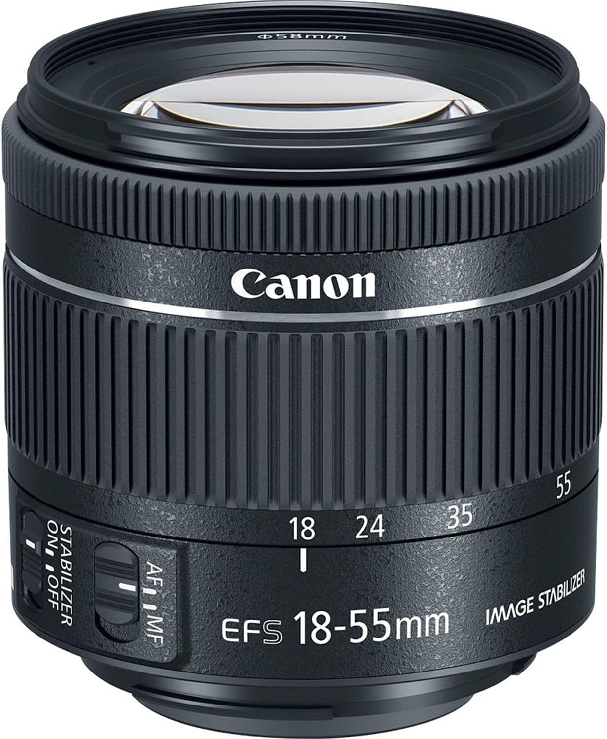Canon EOS 250D (Rebel SL3) DSLR Camera w/Canon EF-S 18-55mm f/4-5.6 IS STM Lens + Case + 64GB Memory (21pc Bundle) (Renewed)