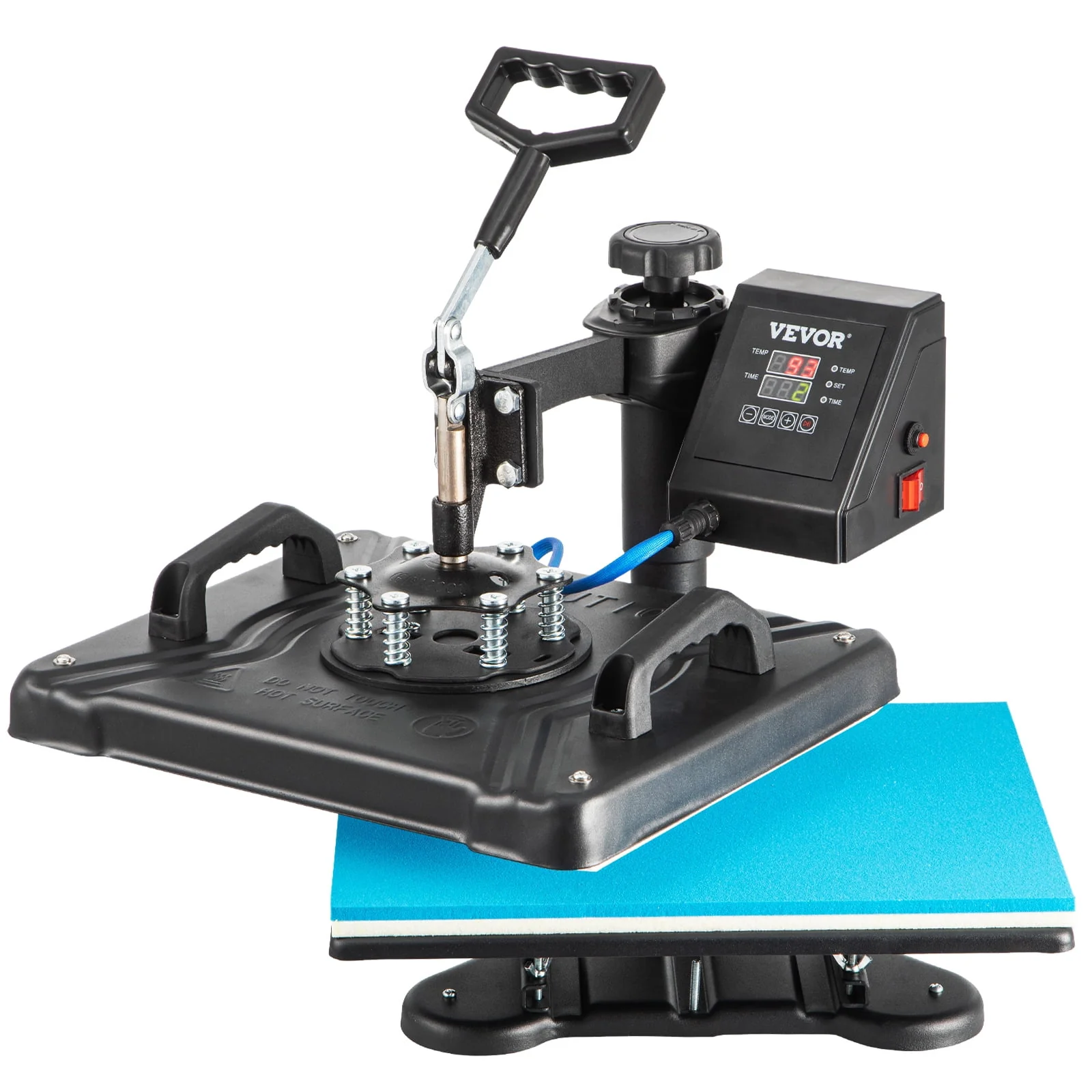 VEVOR 5 in 1 Heat Press Heat Press Machine Digital Multifunctional Sublimation T-Shirt Heat Press Machine for T Shirts Hat Mug Cap Plate