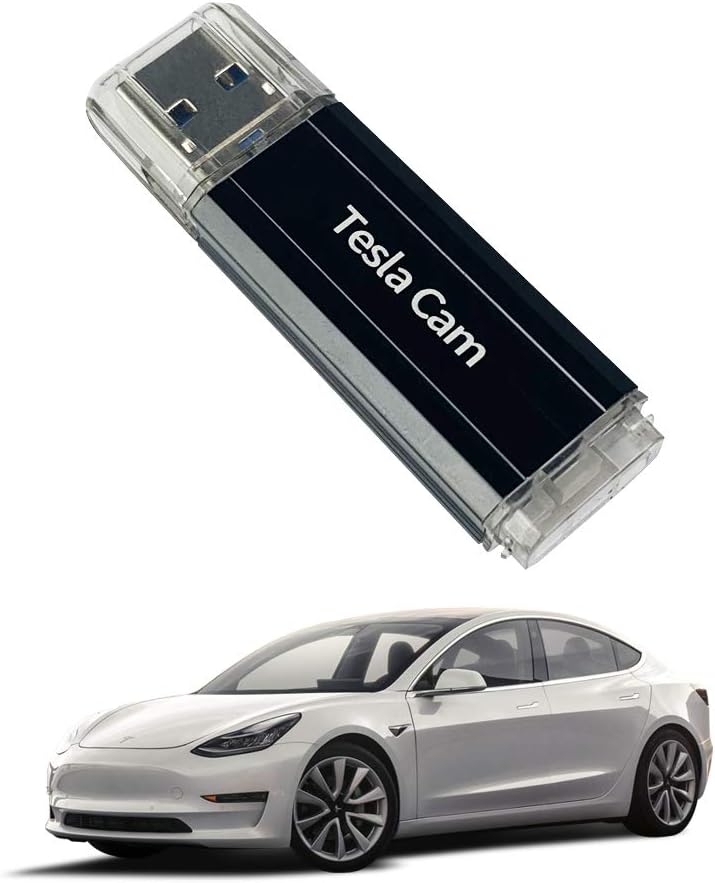 Dashcam Flash Drive for Tesla Model Y/3/S/X Sentry Mode Pre-Configured, Fast, SLC USB Drive for Tesla Model 3/S/X/Y - 32 GB