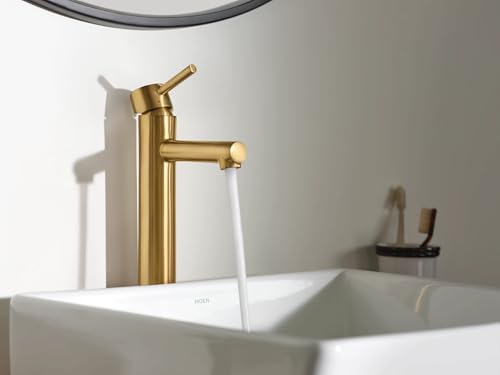 Moen Align Chrome One-Handle Single Hole Modern Vessel Sink Bathroom Faucet, 6192