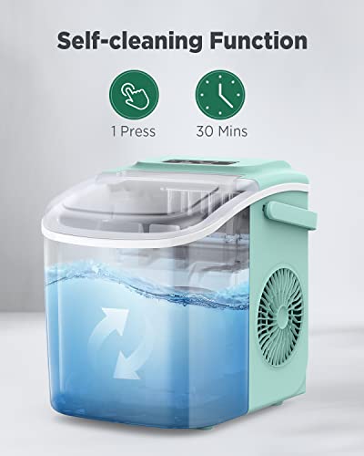 Nugget Ice Maker Countertop, Silonn Chewable Pellet Ice Machine with Self-Cleanin Function, 33lbs/24H Portable Ice Makers for Home Kitchen Officce