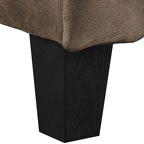 Lifestyle Solutions Harrington Loveseat, Black