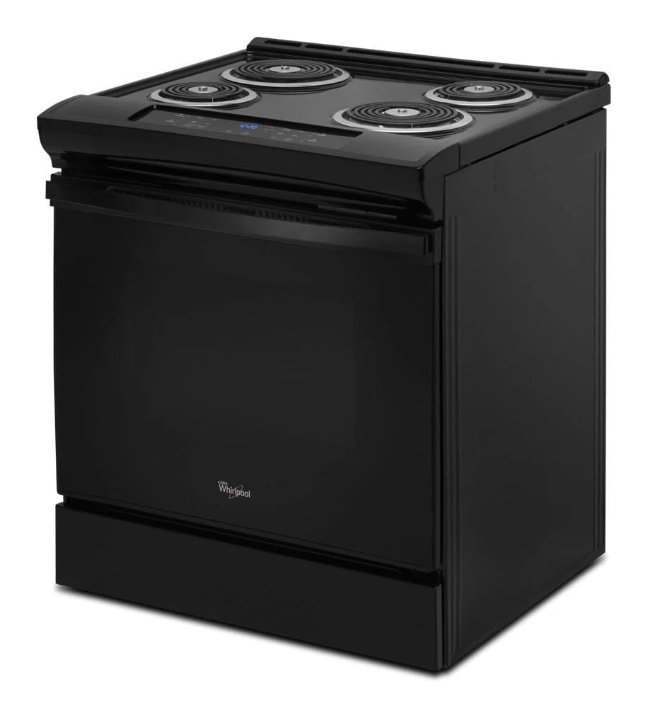 Whirlpool WEC310SAGB 30 Inch Slide-In Electric Range with Guided Cooktop