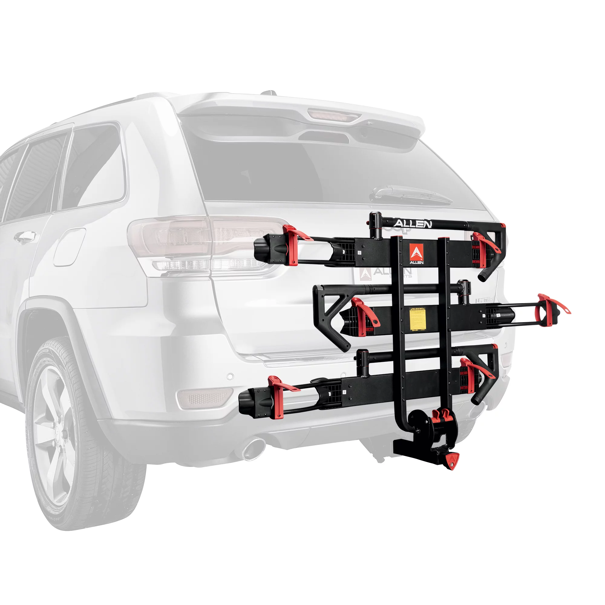 Allen Sports Premier Locking 3-Bike Carrier - Easy Load Tray Style for 2" Receiver Hitch, Model AR300