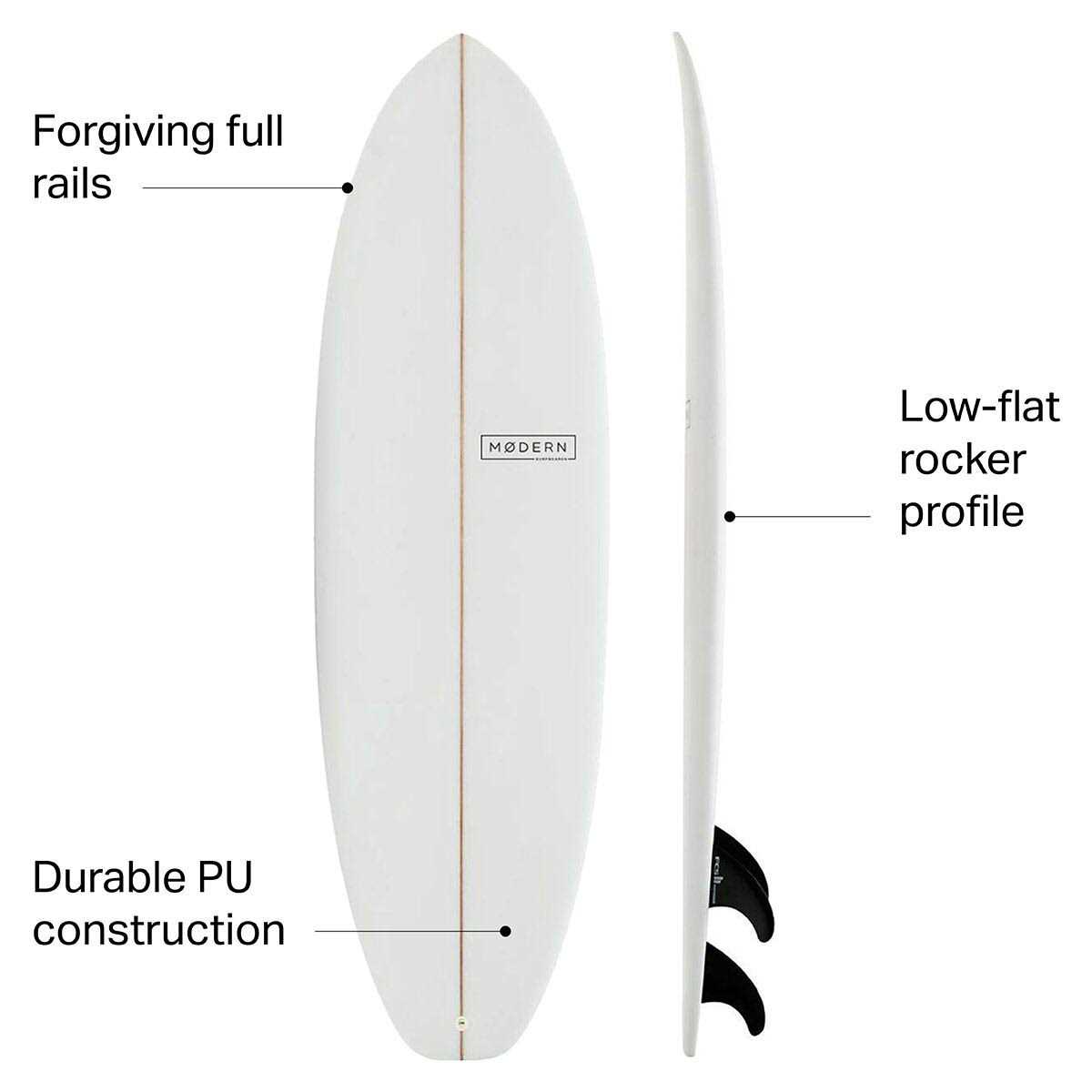 Modern Surfboards Highline PU Surfboard - Sports Supplies Online Store