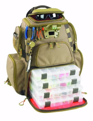 Wild River NOMAD Lighted Tackle Backpack w/4 PT3600 Trays