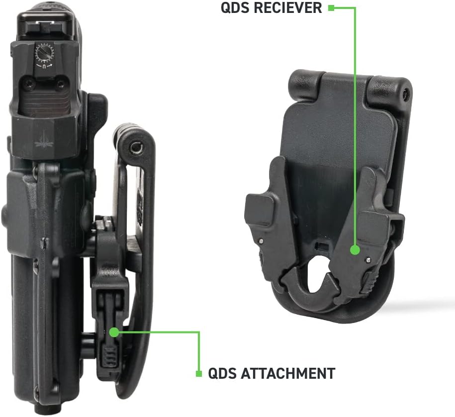 Alien Gear Glock 19 Level 2 Holster - Retention Slim OWB, Glock 19/19X/45 w/Light, Advanced Tactical Design