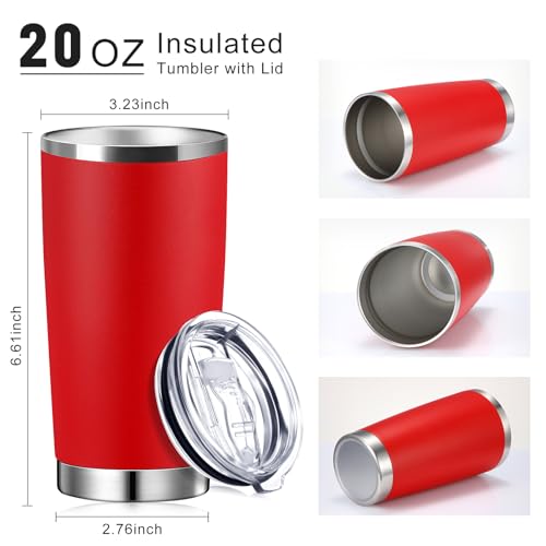 Sieral 36 Packs Stainless Steel Tumbler Bulk with Lid Vacuum Double Wall Insulated Travel Coffee Mug Powder Coated Tumbler Cup for Graduation Wedding