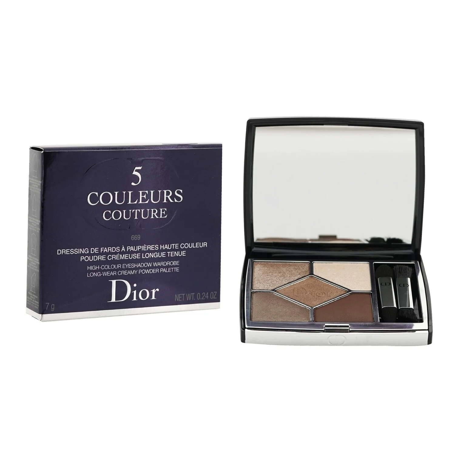 Christian Dior 5 Couleurs Couture Long Wear Creamy Powder Eyeshadow Palette - # 579 Jungle  7g/0.24oz
