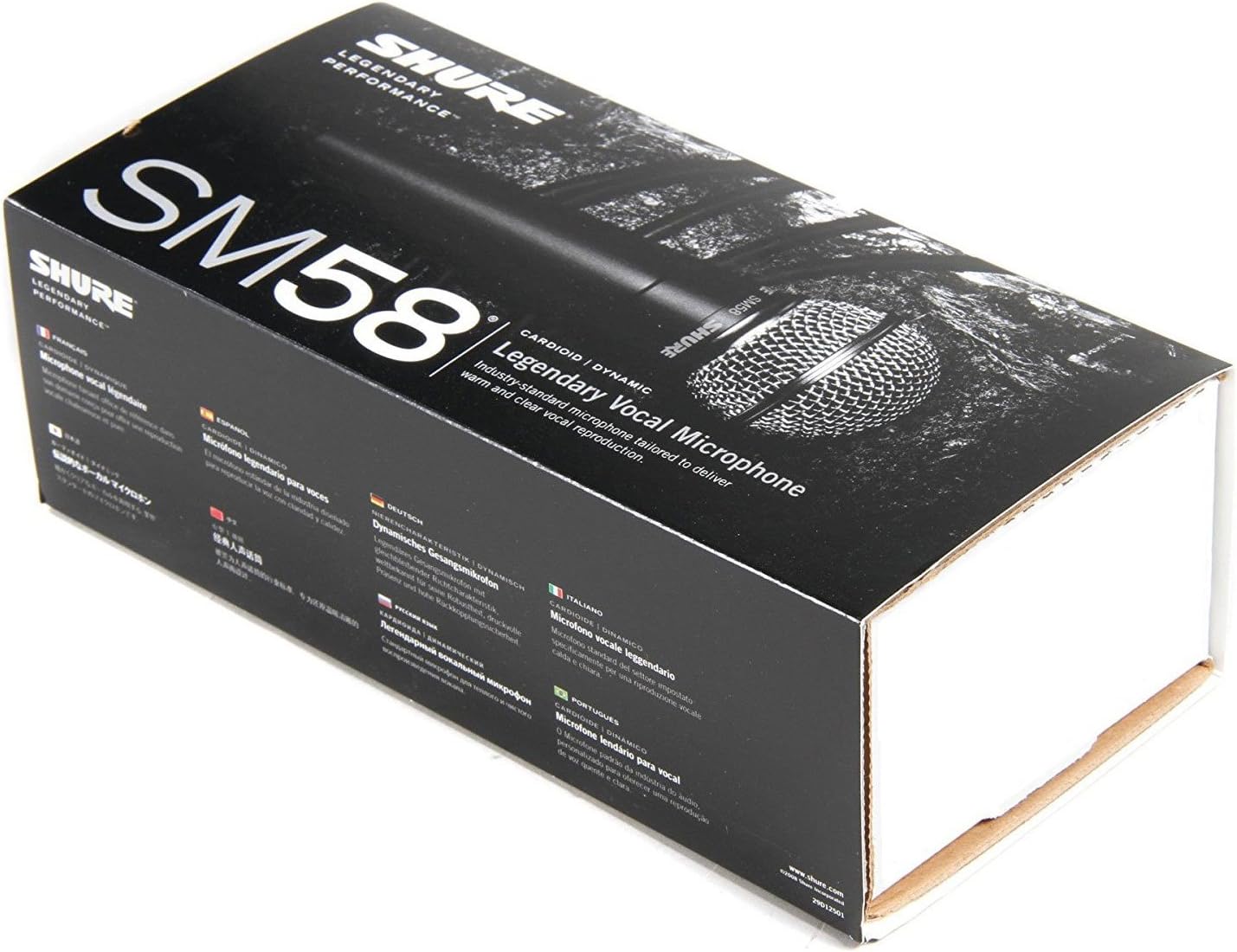 Shure SM58S Professional Vocal Microphone w/On/Off Switch (2 Pack)