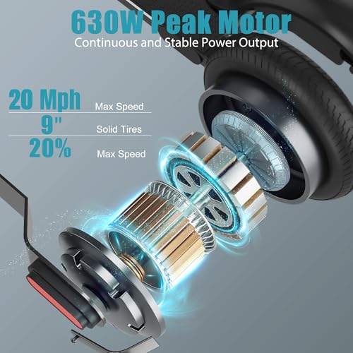 Caroma Electric Scooter, 750/500/350W Motor & 25/20 MPH Speed, Fast Adjustable Electric Scooter for Adults Max 25/20 Miles