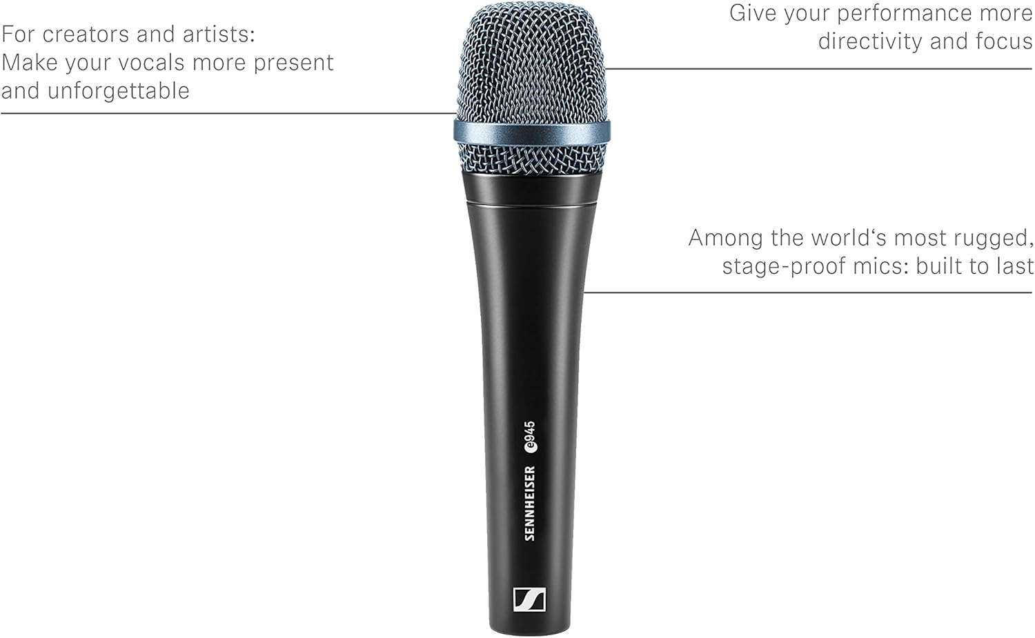 Sennheiser e945 Supercardioid Dynamic Handheld Mic
