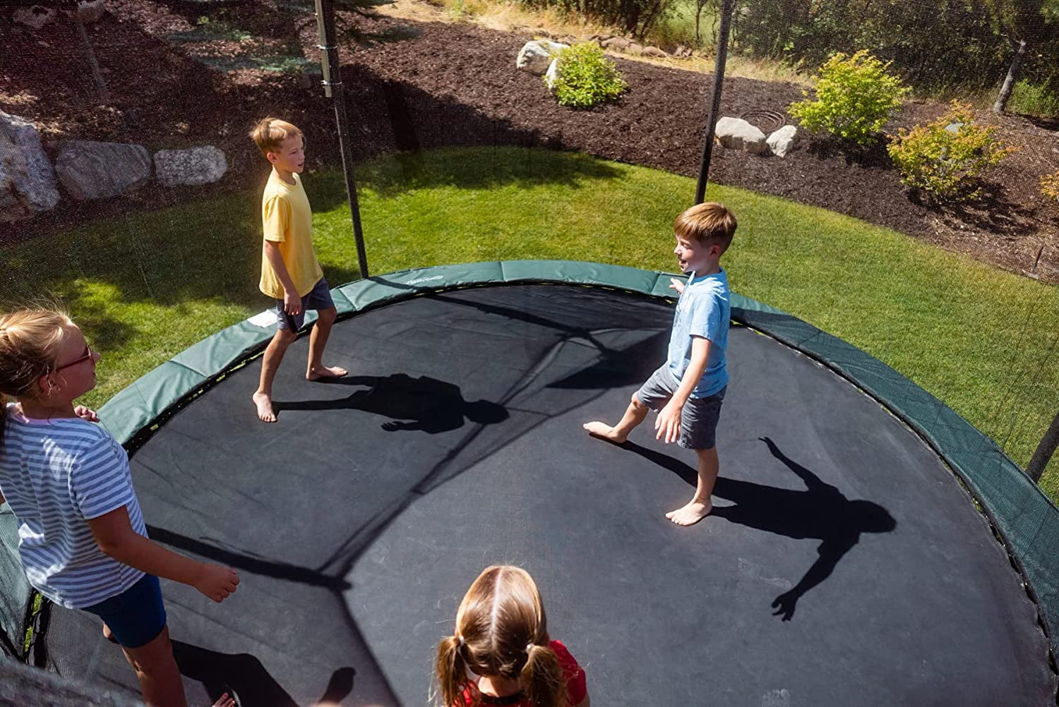 TrampolinePro Trampoline Jumping Mat 15' Round Frame Having 96 Rings, Works with 6.5" Springs Model # 521501