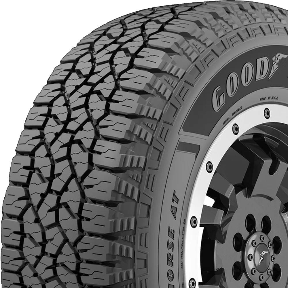 Set of 4 (FOUR) Goodyear Wrangler Workhorse AT LT 265/70R17 Load E 10 Ply All Terrain Tires Fits: 2014-18 Chevrolet Silverado 1500 WT. 2010-21 GMC