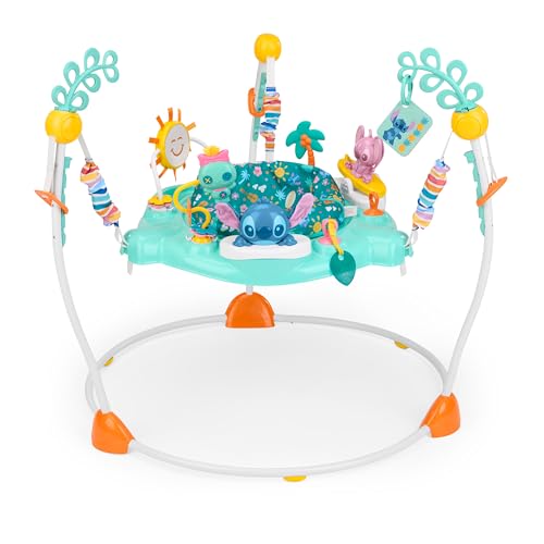 Bright Starts Disney Baby Finding Nemo Sea of Activities Baby Activity Center Jumper with Interactive Toys, Lights, Songs & Sounds, 6-12 Months (Blue)