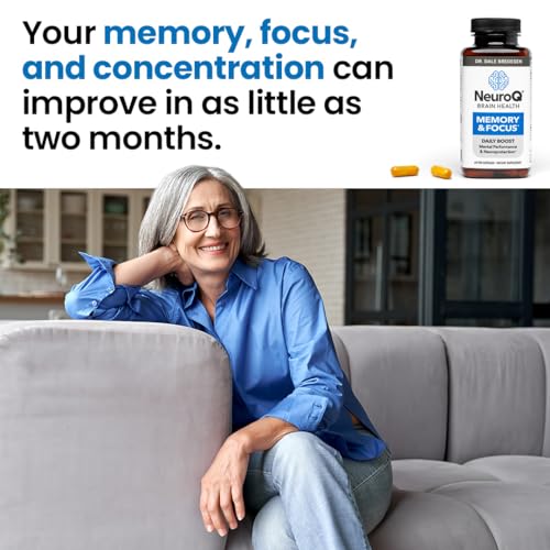 NeuroQ Memory & Focus - Boosts Cognitive Performance & Healthy Brain Function - Neuroprotective Formula by Dr. Dale Bredesen