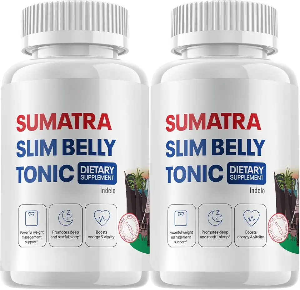 (2 Pack) Sumatra Slim Belly Tonic - Slim Belly Dietary Supplement, Sumatra Slim Belly All-Natural Pills, Sumatra SlimBelly Reviews (120 Capsules)