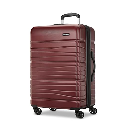 Samsonite Evolve SE Hardside Expandable Luggage with Double Spinner Wheels, Bass Black, Carry-on
