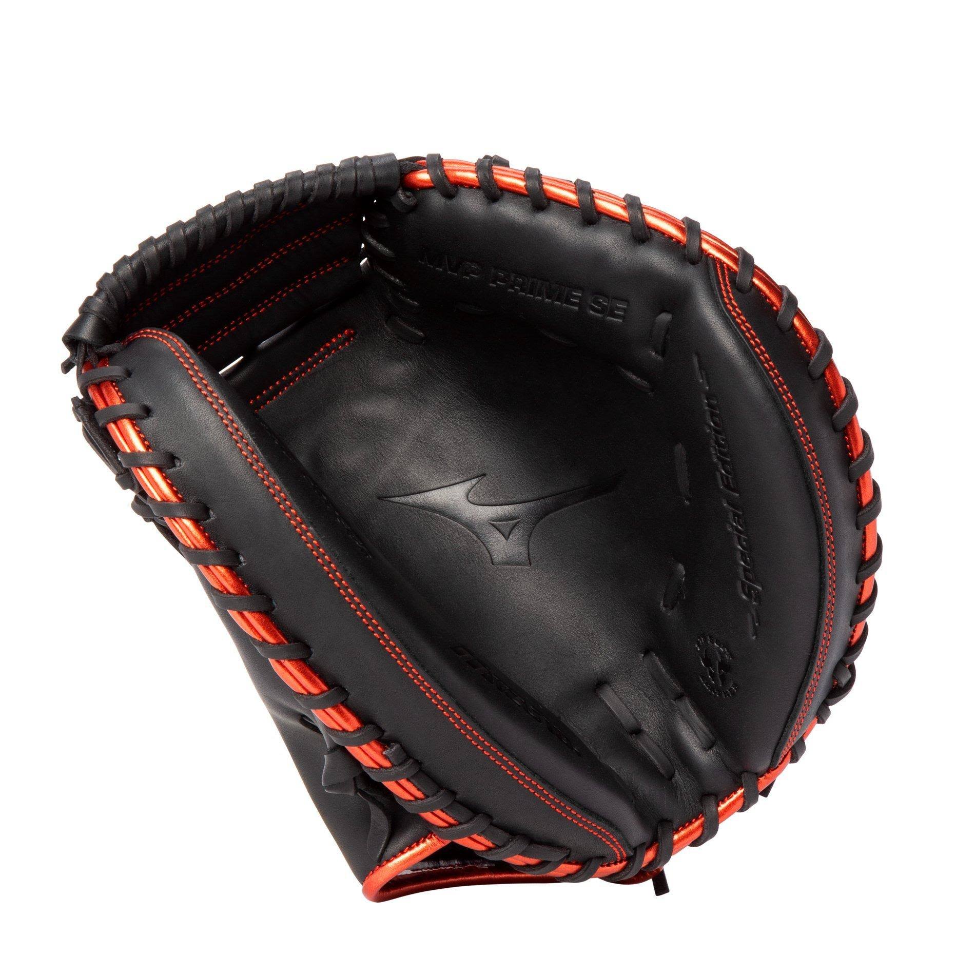 Mizuno MVP Prime SE 34.00x22 Catcher&s Mitt - Black Red - Right