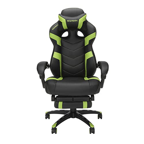RESPAWN 110 Pro Gaming Chair - Gaming Chair with Footrest, Reclining Gaming Chair, Video Gaming Computer Desk Chair, Adjustable Desk Chair