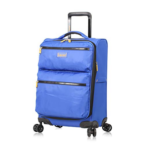 Lucas Ultra Lightweight Carry On - Expandable Softside 20 Inch Luggage - Small Rolling Bag Fits Most Airline Compartments