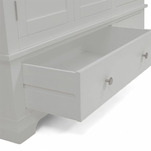 Chantilly Pebble Grey -Triple Wardrobe