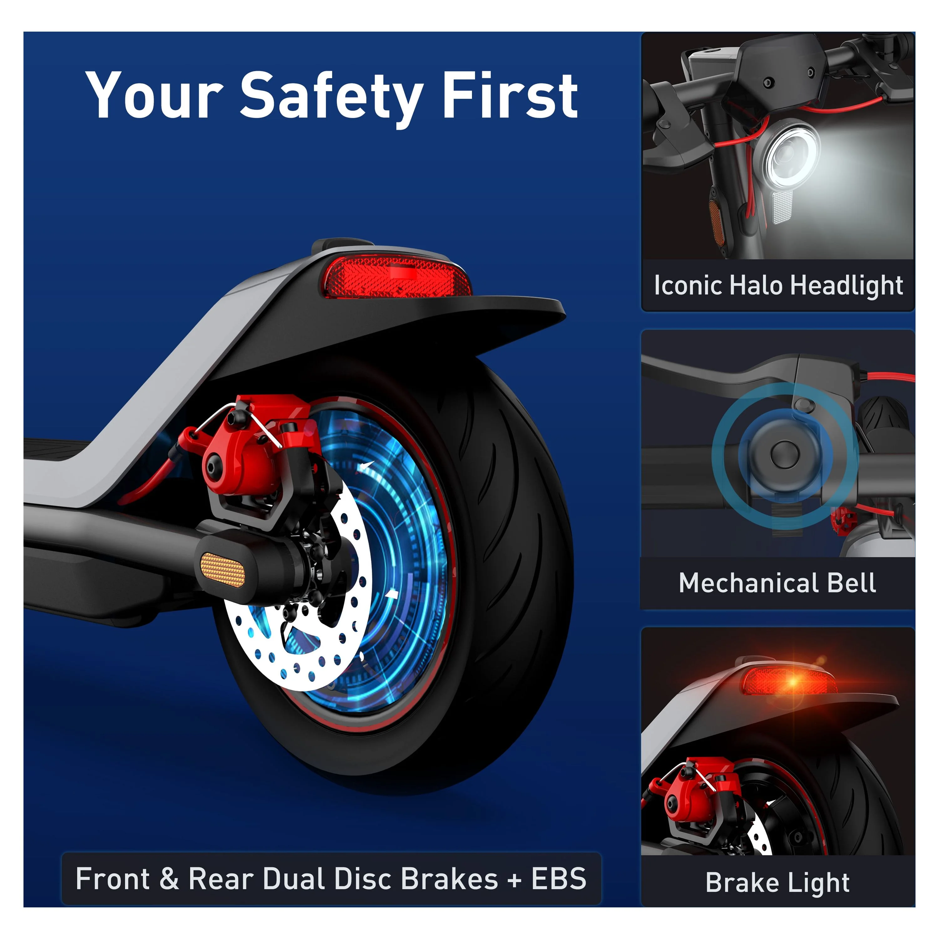 NIU KQi3 Max Electric Scooter 40.4 Miles Long Range Upgraded Motor Power Max Speed 20 mph Portable Foldable Commuting